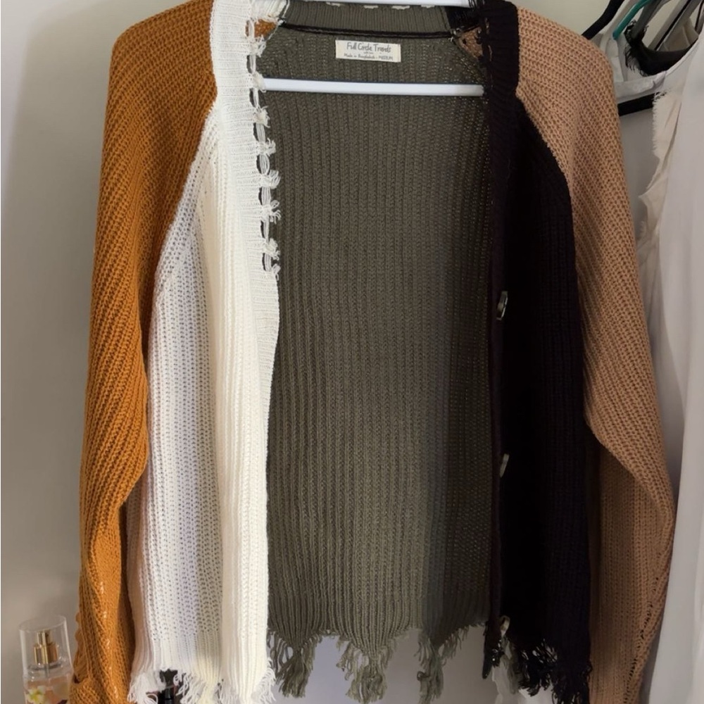 Patchwork Multicolor Sweater - Picture 1 of 2